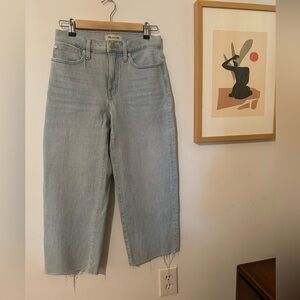 Madewell Petite Perfect Vintage Wide Leg Crop Jean